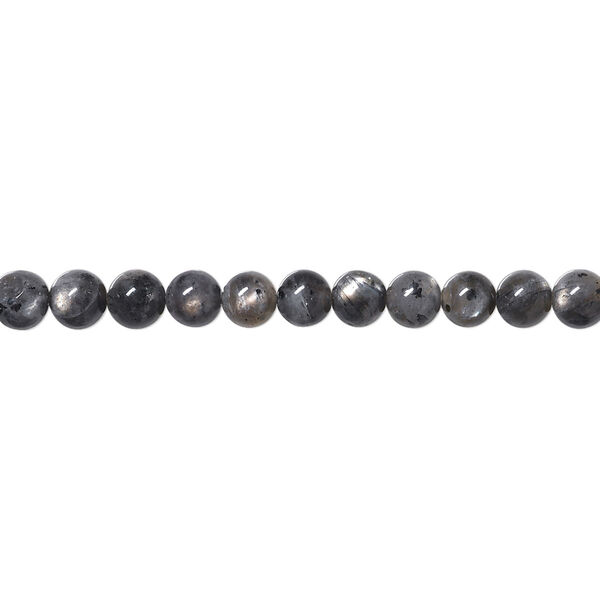Blue labradorite 1pkg1, round bead natural 15.5-16 inch 4mm image number 0