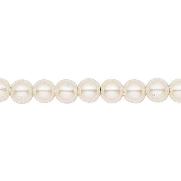Hemalyke™ 1pkg1, pearlescent round bead 15.5-16 inch 6mm image number 0