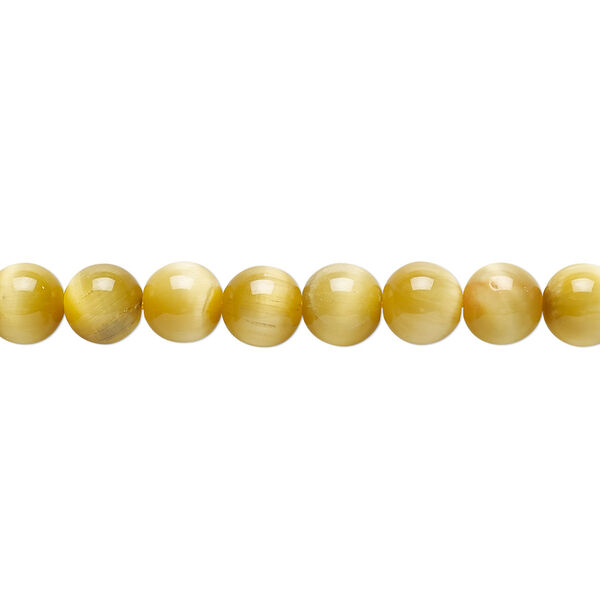 Honey tigereye 1pkg1, round bead natural 8 inch 6mm image number 0