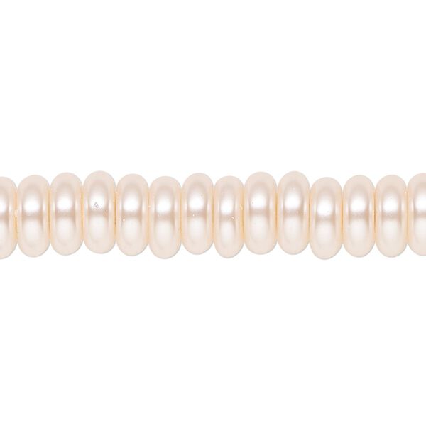 Pearl 1pk rosaline, Celestial Crystal® 8x3mm rondelle 15.5-16 inch image number 0