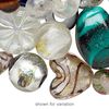 Bead mix, lampworked glass, mixed colors, 7x5mm-29x20mm mixed shape. Sold per 1/4 pound pkg, approximately 15-25 beads. image number 2