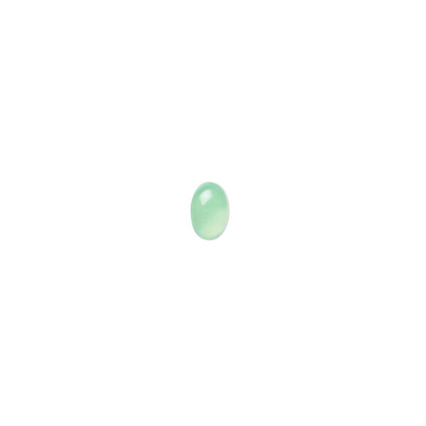 Chrysoprase 1pkg2, oval cab natural 6x4mm image number 0