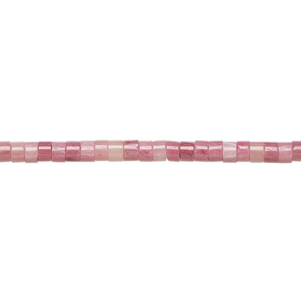 Rhodonite 1pkg1, heishi bead natural B grade, 15.5-16 inch 3x1.5mm-3x2.5mm image number 0