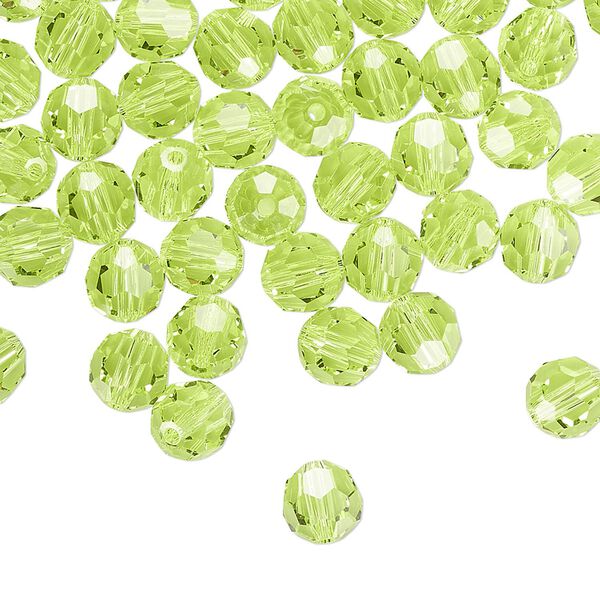 Bead 360pk citrus green, Swarovski® 6mm round 5000 image number 0