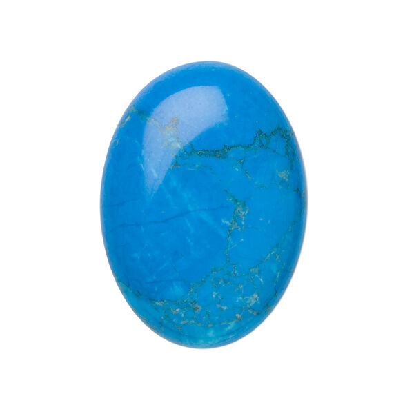 Howlite 1pkg1, calibrated oval cab 30x22mm image number 0