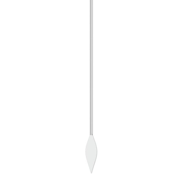 Paddle pin, sterling silver, 1-3/4 inches, diamond shaped, 23 gauge. Sold per pkg of 10. image number 0