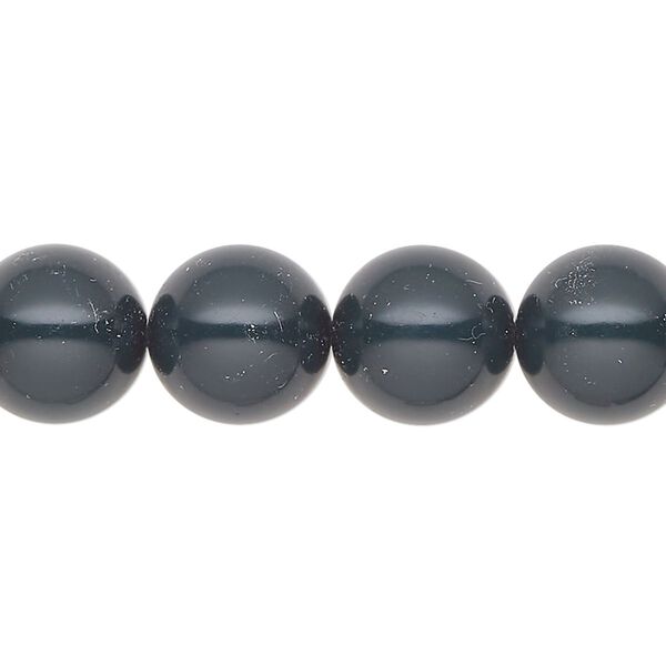 Pearl 30pk malachite green, Preciosa Czech crystal 12mm round image number 0