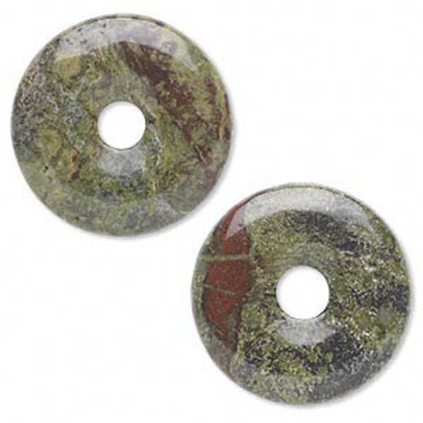 Dragon blood jasper 1pkg2, donut focal natural B grade, 30mm image number 0