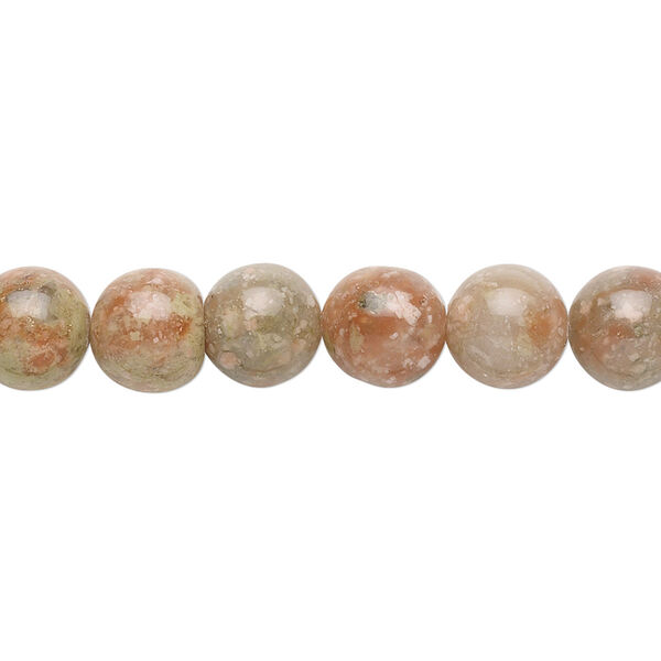 Autumn jasper 1pkg1, round bead natural 15.5-16 inch 8mm image number 0