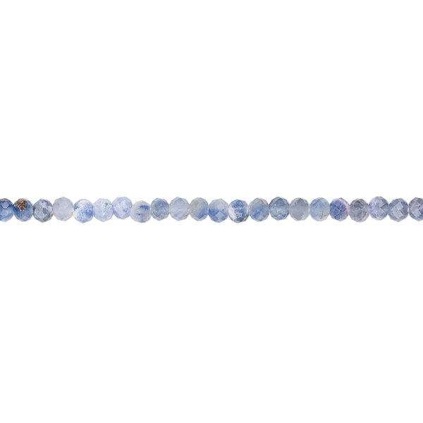 Sodalite 1pkg1, hand-cut faceted rondelle bead natural 13 inch 2mm image number 0