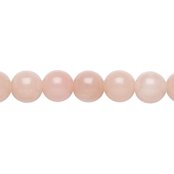 Pink aragonite 1pkg1, round bead B grade, 15.5-16 inch 8mm image number 0
