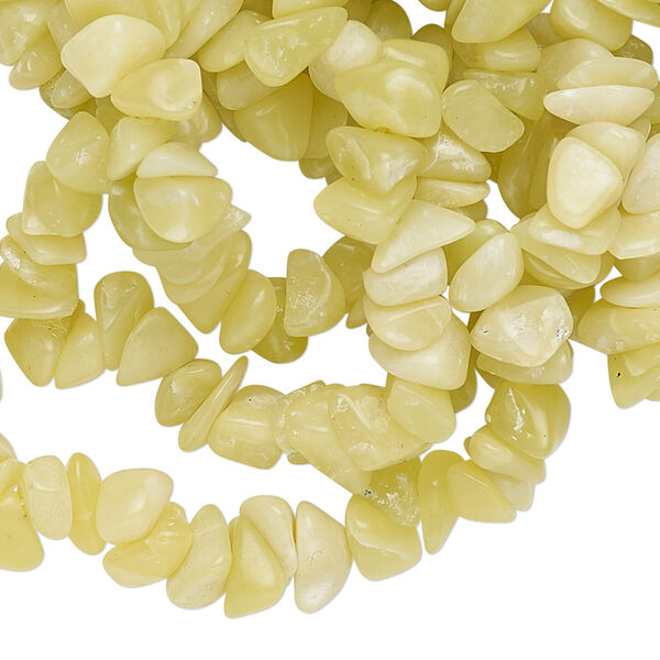 Peridot new "jade" 1pkg1, chip bead natural 36 inch small image number 0