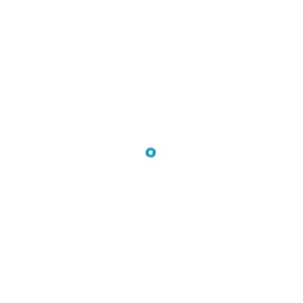 Component, Oh! Ring™, silicone, light blue, 1.5mm round with 0.5mm hole. Sold per pkg of 1,000. image number 0