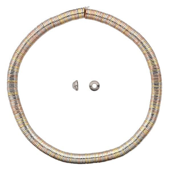 Bead cap, gold- / silver- / copper-plated steel, 4x2mm cone, fits 5-7mm bead. Sold per 6-1/2 inch strand, approximately 300 bead caps. image number 0