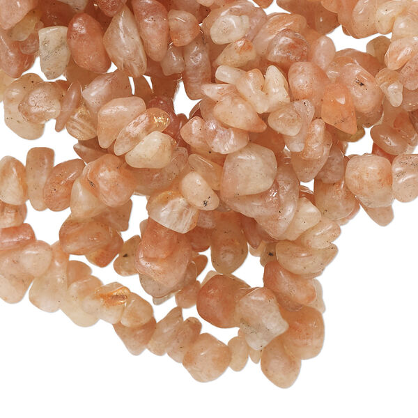 Sunstone 1pkg1, chip bead natural B grade, 34 inch small image number 0