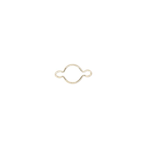 Link, Wrap-Tite®, 14Kt gold, 5mm round setting. Sold individually. image number 0
