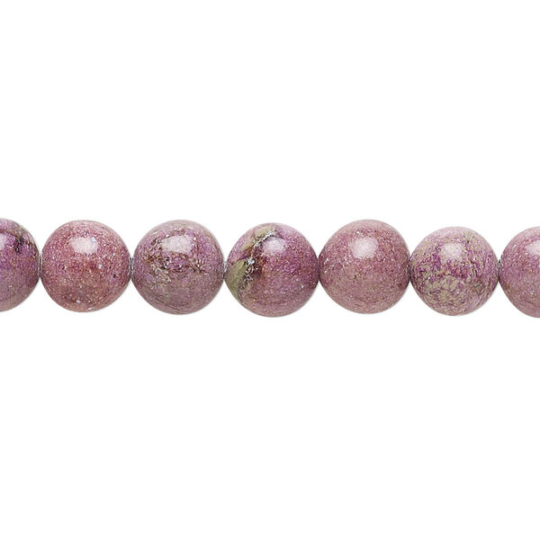 Charoite 1pkg1, round bead 15.5-16 inch 8mm image number 0