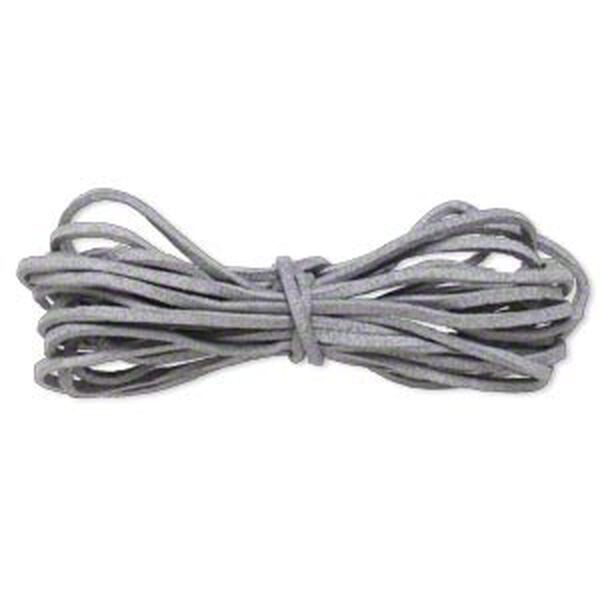 Cord, faux suede lace, lavender grey, 3mm. Sold per pkg of 5 yards. image number 0