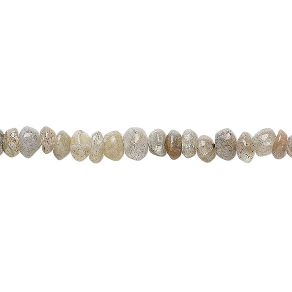 Labradorite 1pkg1, hand-cut saucer bead natural 13 inch 4x1mm-5x3mm image number 0
