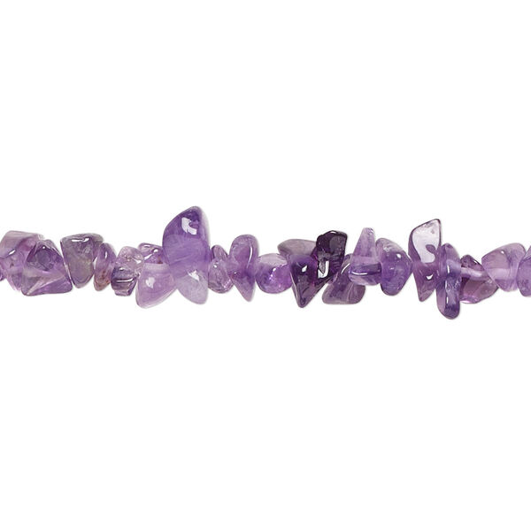 Lavender amethyst 1pkg1, chip bead B grade, 34 inch small image number 0