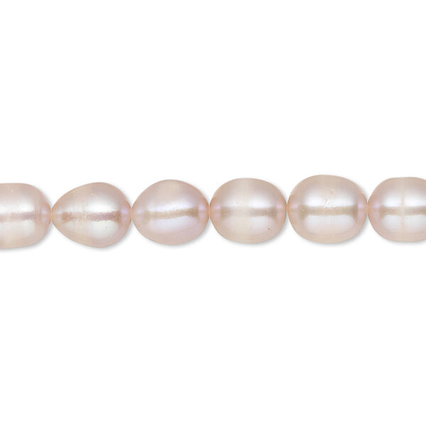 Pearl, cultured freshwater, mauve, 5-7mm rice, D grade. Sold per 15-inch strand. image number 0