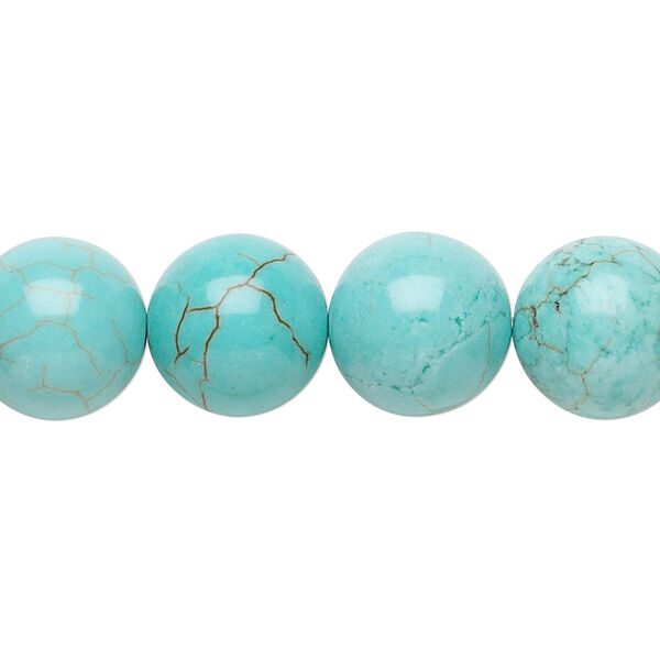 Magnesite 1pkg1, round bead B grade, 15.5-16 inch 12mm image number 0