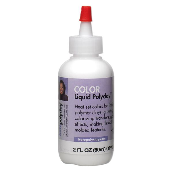 Liquid polymer clay 1pkg1, 2 fluid ounces opaque white Kato Polyclay™ image number 0