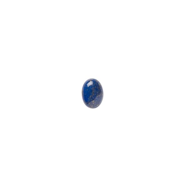 Lapis lazuli 1pkg6, calibrated oval cab natural 7x5mm image number 0