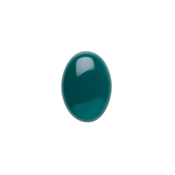 Green agate 1pkg2, calibrated oval cab 18x13mm image number 0