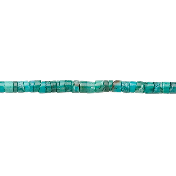 Turquoise 1pkg1, heishi bead B grade, 15.5-16 inch 3x2mm image number 0