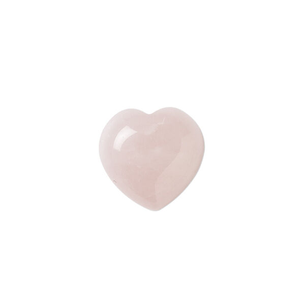 Rose quartz 1pkg2, calibrated heart cab natural 15mm image number 0