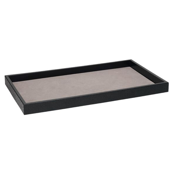 Display tray, plastic, black, 14-3/4 x 8-3/8 x 1 inches. Sold individually. image number 0