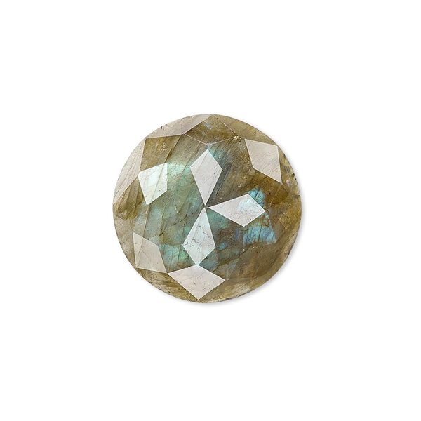 Labradorite 1pkg1, calibrated cube-cut round cab natural B grade, 20mm image number 0