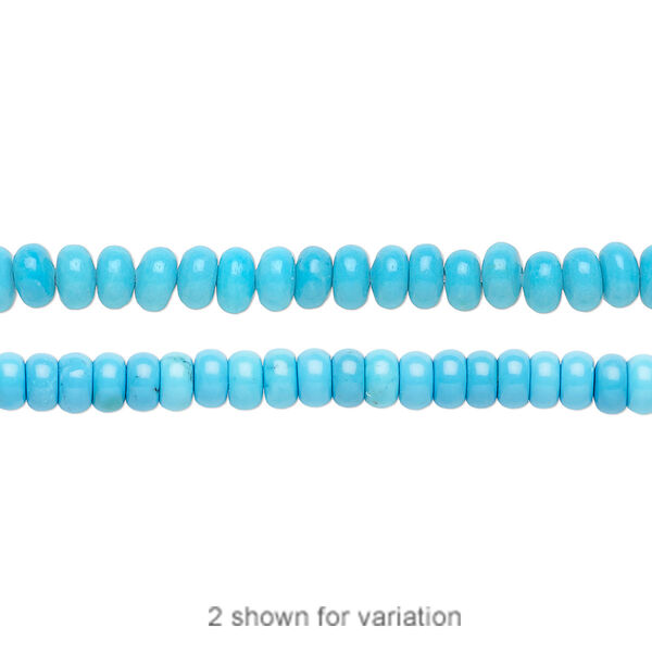 Magnesite 1pkg1, rondelle bead 15.5-16 inch 4x2mm image number 0