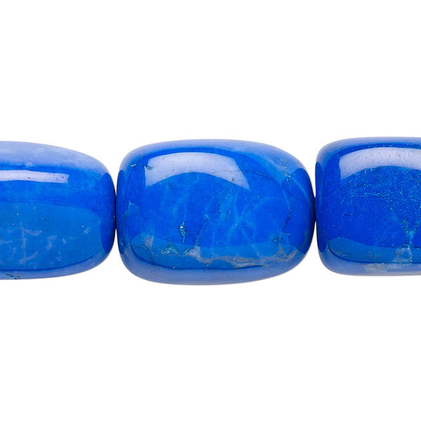 Howlite 1pkg1, tumbled nugget bead 15.5-16 inch medium to large image number 0