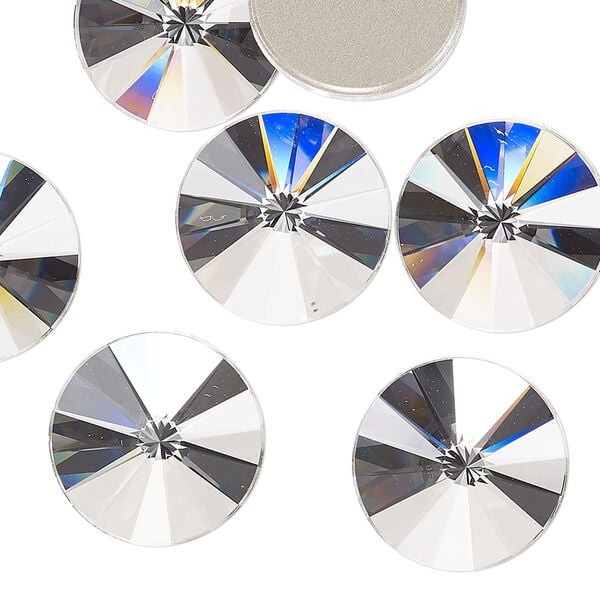 Flat back 2pk crystal foil back, Crystal Passions® 16mm rivoli 2006 image number 0