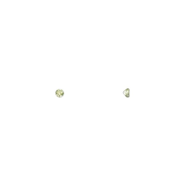 Peridot 1pkg10, hand-cut faceted round gem natural 2mm image number 0