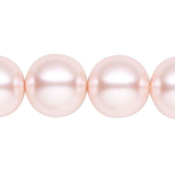 Pearl 1pk rosaline, Celestial Crystal® 16mm round 15.5-16 inch image number 0