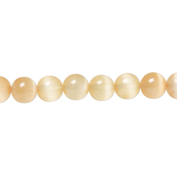 Selenite 1pkg1, round bead 15.5-16 inch 6mm image number 0