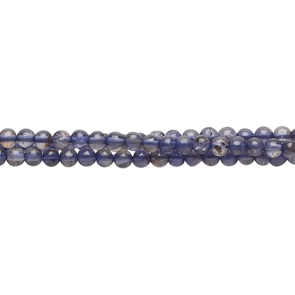 Iolite 1pkg1, hand-cut round bead 15.5-16 inch 2mm image number 0