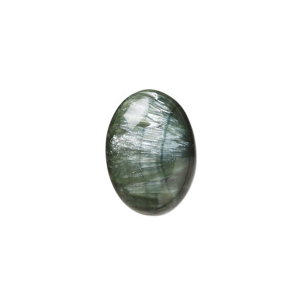 Seraphinite 1pkg1, calibrated oval cab natural 18x13mm image number 0
