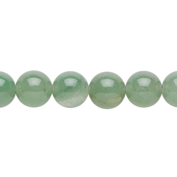 Green aventurine 1pkg1, round bead natural 15.5-16 inch 10mm image number 0