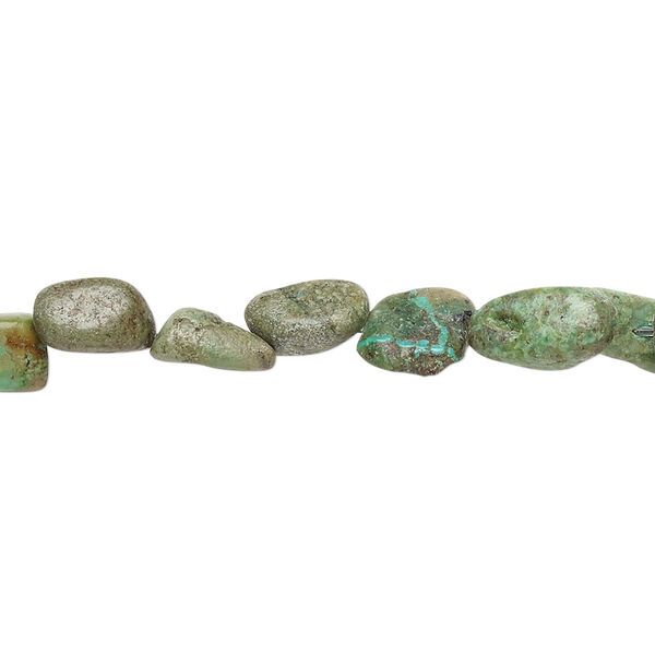 Turquoise 1pkg1, nugget bead 15.5-16 inch mini image number 0