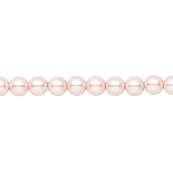 Pearl 50pk rosaline, Preciosa Czech crystal 5mm round image number 0