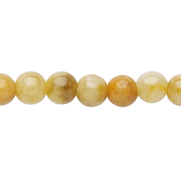 Jadeite 1pkg1, round bead C grade, 15.5-16 inch 8mm image number 0