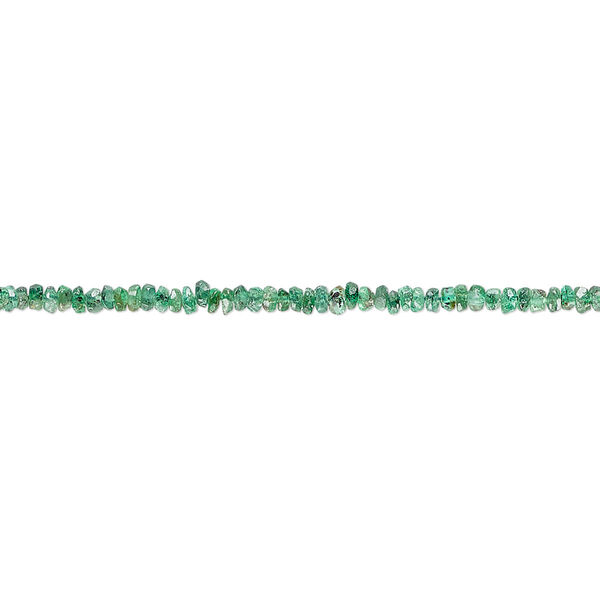 Emerald 1pkg1, hand-cut faceted rondelle bead 5 inch 2x1mm-2x2mm image number 0