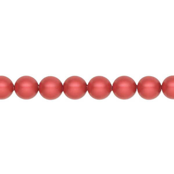 Pearl 500pk rouge, Swarovski® 6mm round 5810 image number 0