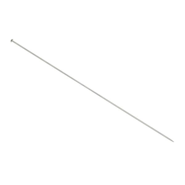 Hat pin, stainless steel, 6 inches, 18 gauge. Sold per pkg of 10. image number 0