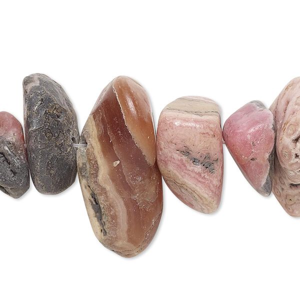 Rhodochrosite 1pkg1, chip bead natural 8 inch extra-large image number 0