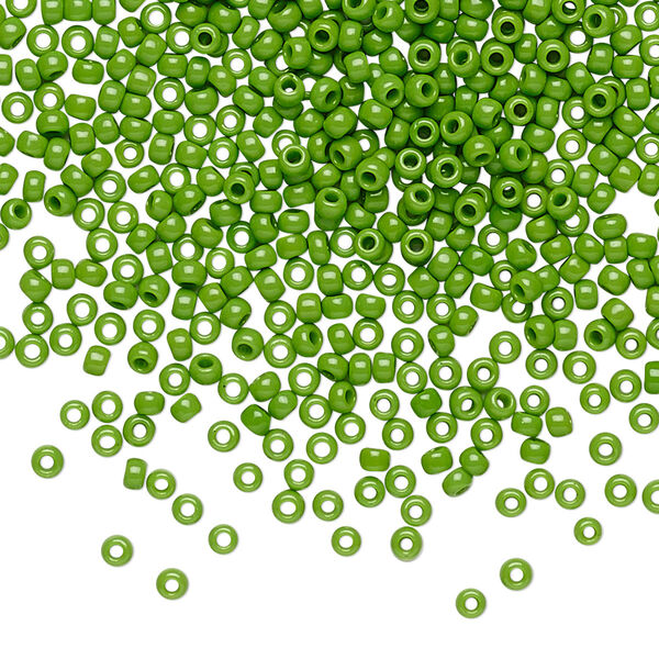 Seed bead, TOHO BEADS®, glass, pkg/250g, #11 round, opaque mint green (TR-11-47). image number 0